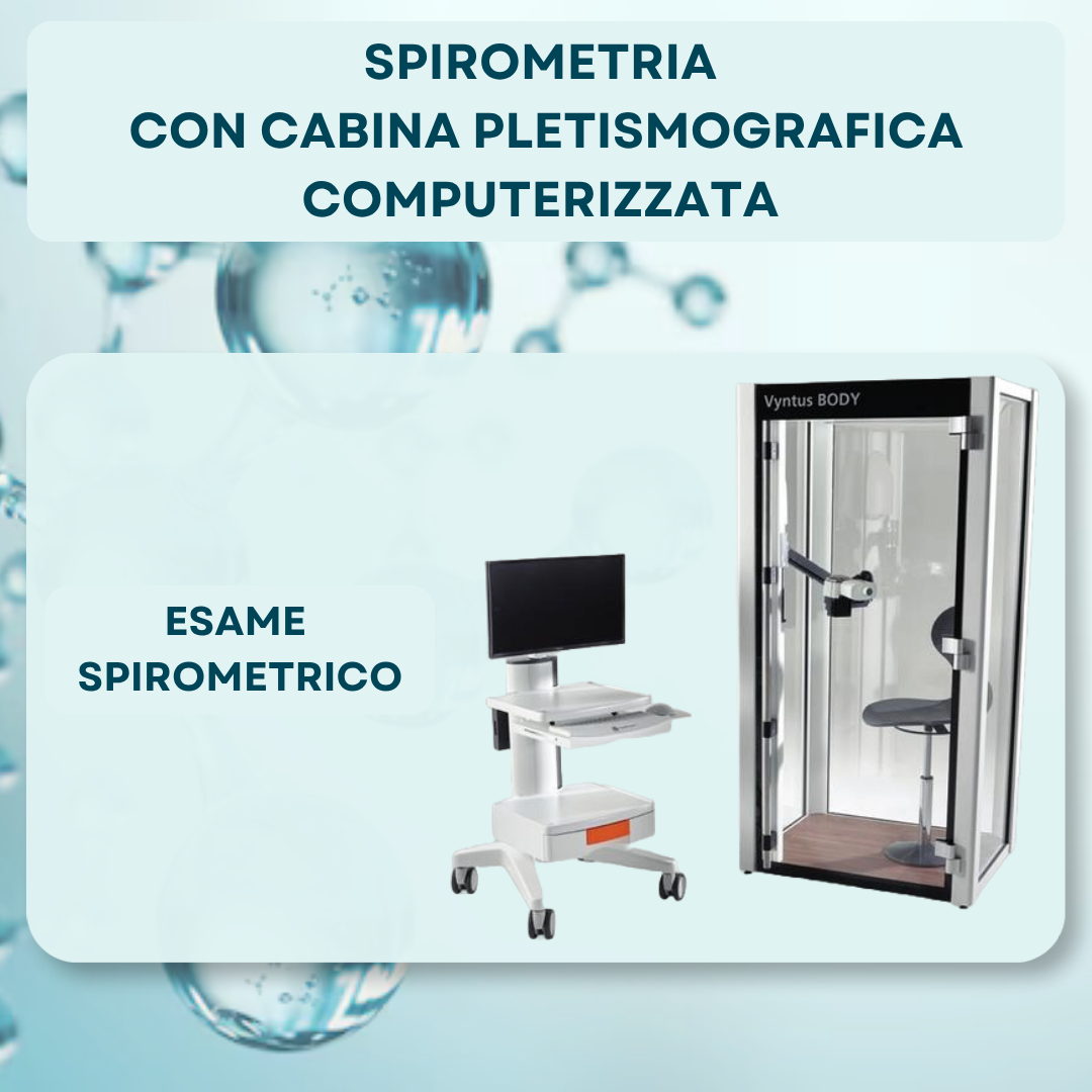 SPIROMETRIA CON CABINA PLETISMOGRAFICA